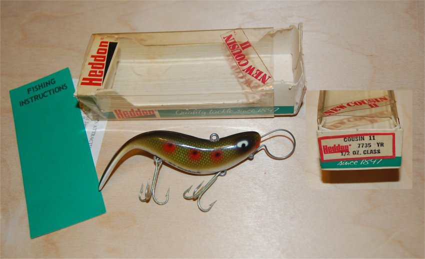 Heddon Cousin II 7735 YR - Click Image to Close